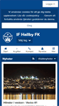 Mobile Screenshot of hallbyfotboll.se